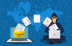 Thief stealing information online