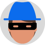 Man in blue hat