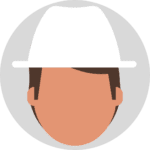 Man in white hat