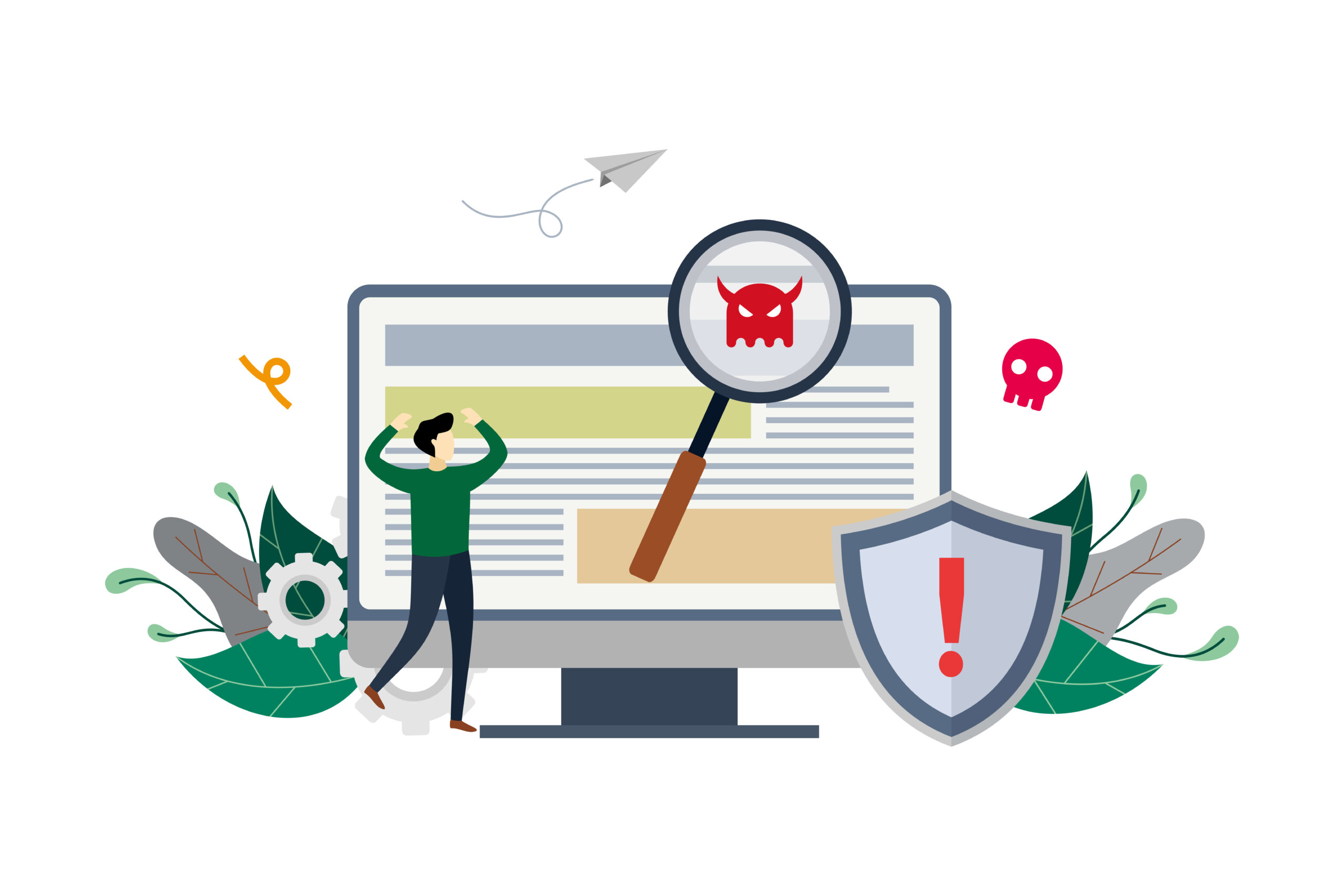 Web Browsing Illustration