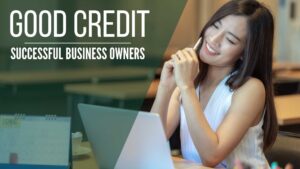 Smiling female business owner.
