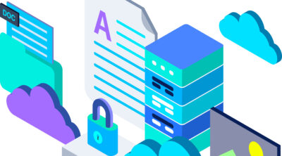 Cloud storage illustration