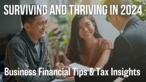 Business couple with banker
